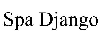 SPA DJANGO