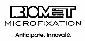 BIOMET MICROFIXATION ANTICIPATE. INNOVATE.