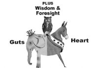 PLUS WISDOM & FORESIGHT GUTS HEART