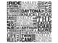 SPORTSTER FAT BOY V-ROD AMERICAN LIFE WILLIE G. RIDE INTERNAL COMBUSTION 1903 A LEGEND IS BORN BIG TWIN MILWAUKEE HARLEY-DAVIDSON MUSEUM PASSION DAYTONA KNUCKLEHEAD PEASHOOTER WALTER WILLIAM S. ARTHUR