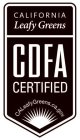 CALIFORNIA LEAFY GREENS CDFA CERTIFIED CALEAFYGREENS.CA.GOV