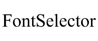FONTSELECTOR