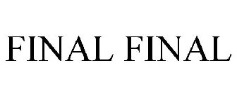 FINAL FINAL