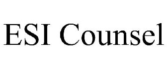 ESI COUNSEL