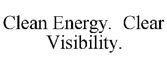 CLEAN ENERGY. CLEAR VISIBILITY.