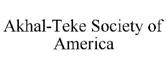 AKHAL-TEKE SOCIETY OF AMERICA