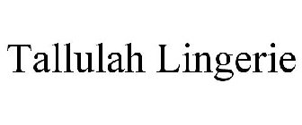 TALLULAH LINGERIE