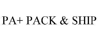 PA+ PACK & SHIP