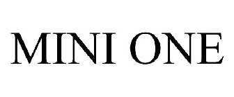 MINI ONE