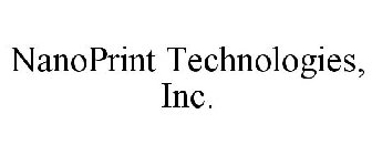 NANOPRINT TECHNOLOGIES, INC.