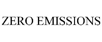 ZERO EMISSIONS