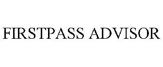 FIRSTPASS ADVISOR