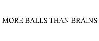 MORE BALLS THAN BRAINS