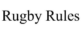 RUGBY RULES