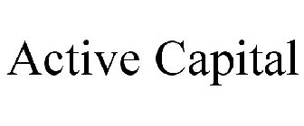 ACTIVE CAPITAL