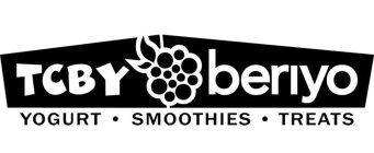 TCBY BERIYO YOGURT · SMOOTHIES · TREATS