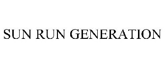 SUN RUN GENERATION