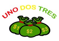 UNO DOS TRES $1 $2 $3