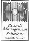 RECORDS MANAGEMENT SOLUTIONS FROM RMS SERVICES