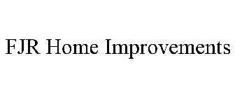 FJR HOME IMPROVEMENTS
