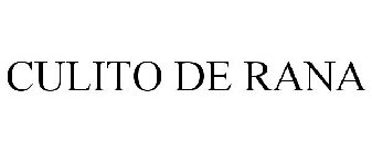 CULITO DE RANA