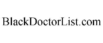 BLACKDOCTORLIST.COM