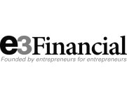 E3FINANCIAL FOUNDED BY ENTREPRENEURS FORENTREPRENEURS