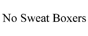 NO SWEAT BOXERS