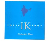 INDIA IK KINGS CELESTIAL BLUE