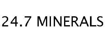 24.7 MINERALS