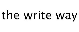 THE WRITE WAY