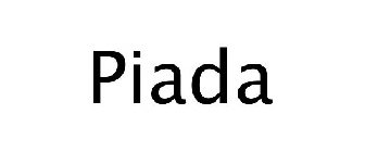 PIADA