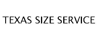 TEXAS SIZE SERVICE