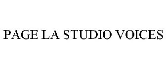 PAGE LA STUDIO VOICES