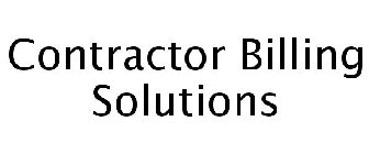 CONTRACTOR BILLING SOLUTIONS