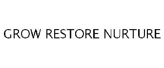 GROW RESTORE NURTURE