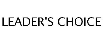 LEADER'S CHOICE