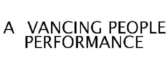 ADVANCING PEOPLE PERFORMANCE