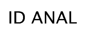 ID ANAL