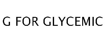 G FOR GLYCEMIC