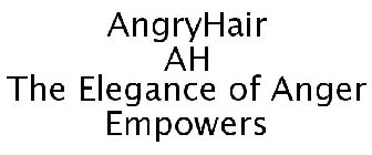ANGRYHAIR AH THE ELEGANCE OF ANGER EMPOWERS