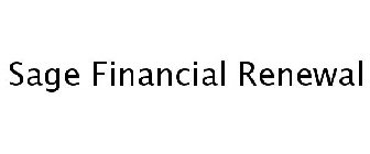 SAGE FINANCIAL RENEWAL