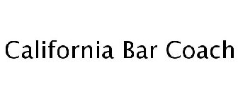 CALIFORNIA BAR COACH