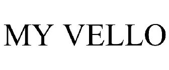MY VELLO