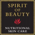 SPIRIT OF BEAUTY NUTRITIONAL SKIN CARE