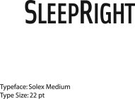 SLEEPRIGHT