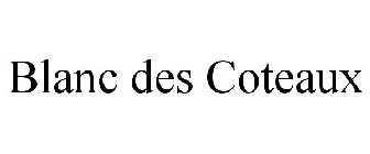 BLANC DES COTEAUX
