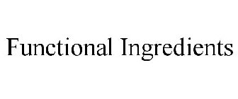 FUNCTIONAL INGREDIENTS