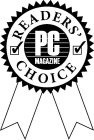 PC MAGAZINE READERS' CHOICE