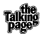 THE TALKING PAGE